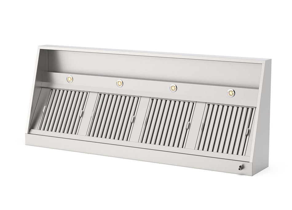 Afzuigkap Wandmodel met led verlichting 3200x1000x400(h)mm