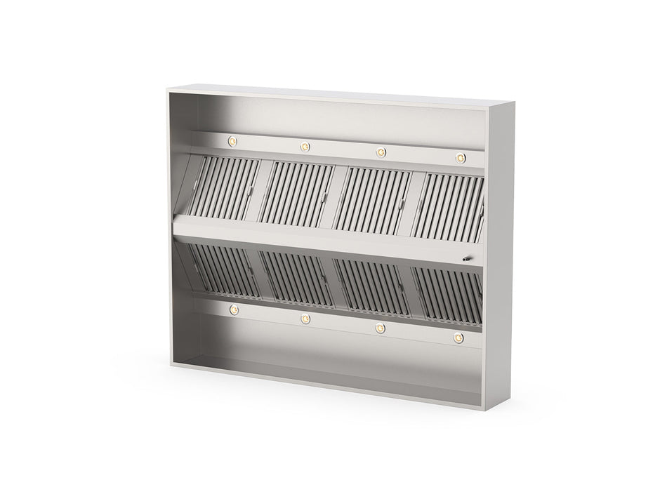 Afzuigkap Eilandmodel met led verlichting 2000x2000x400(h)mm
