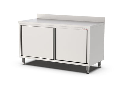 Werkbank met Schuifdeuren | Opstaande rand | 2000x700x900(h)mm