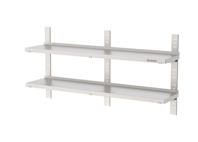 Wandplank met Dubbel Schap | 800x300x700mm