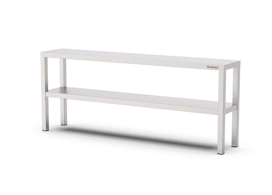 RVS Etagere | 2 Etage | 1400x300x650(h)mm