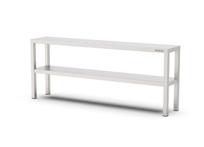 RVS Etagere | 2 Etage | 2000x300x650(h)mm